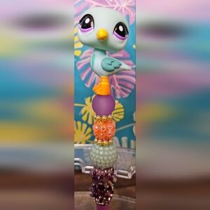 HANDMADE Beaded Pen- LPS Seagull